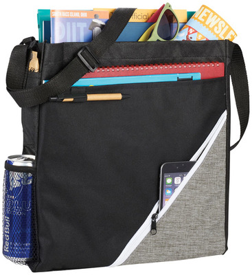 Corner pocket convention tote