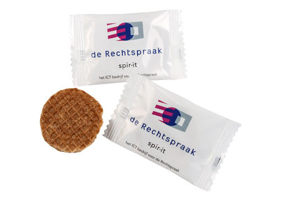 Flowpackministroopwafel