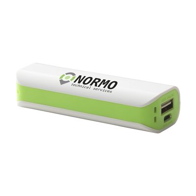 110120 powercharger 2200 powerbank lime