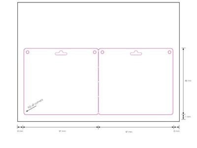2x97 x 86 mm 1x per a5 vel   stand