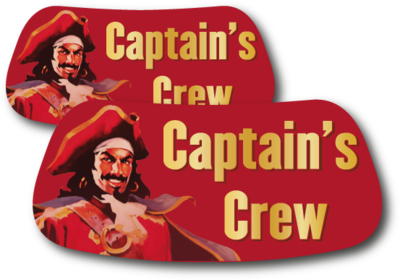 Gezichtsticker captain morgan