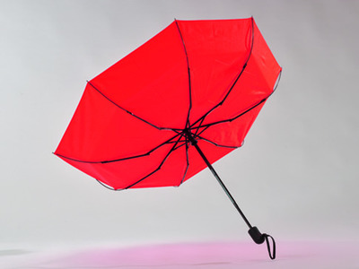 Creator meeting support   automatische stormparaplu   3215   rood   open