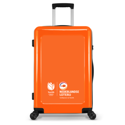 Reiskoffer   65cm   oranje   print