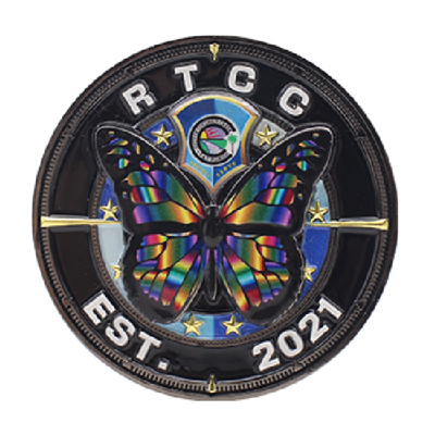 600px unique challenge coin