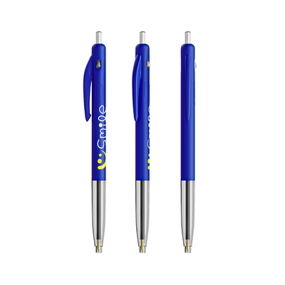 1101045 bic ballpoints m10 diverse blauw bedrukt