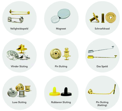 Creatormeetingsupport pins en spelden 00111 sluitingen