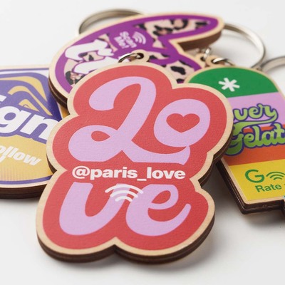 Creatormeetingsupport nfcsleutelhangers fullcolor meerdere