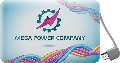 Power bank rome bedrukken met logo in full color