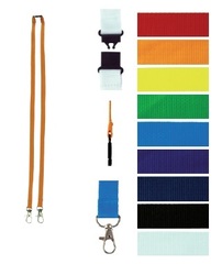 Lanyard Keycord onbedrukt 10x800 2 bevestigingen