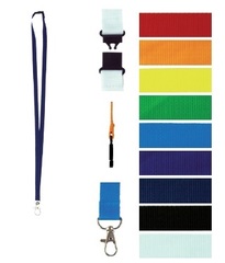 Lanyard Keycord 10x800 onbedrukt 1 bevestiging