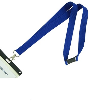 Lanyard reflex blauw 20x900 %281 haak%29