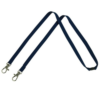 Lanyard navy %2810x800 2 haken%29