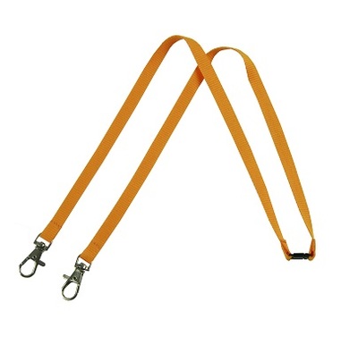 Lanyard oranje  %2810x800 2 haken%29