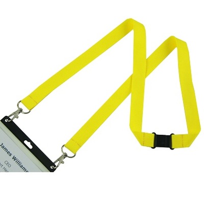 Lanyard geel %2820x900%29 2 haken