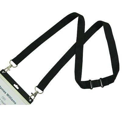 Lanyard zwart %2820x900%29 2 haken